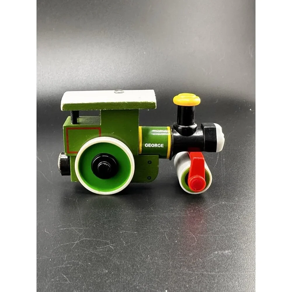 Thomas &‎ Friends Wooden Railway George Vintage 2003 Train Tractor Green Loose